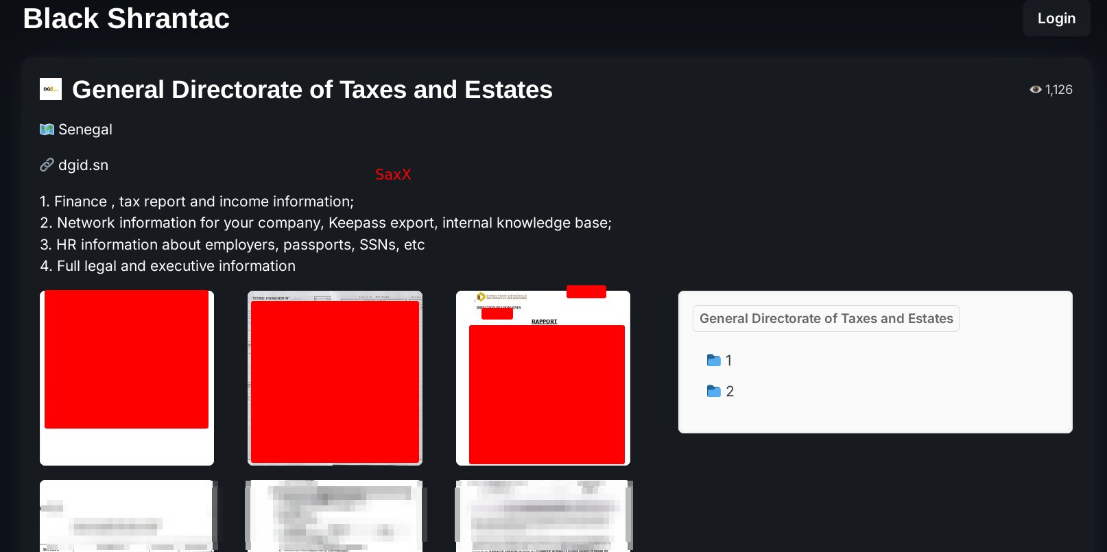 Capture illustrative publiée par SaxX