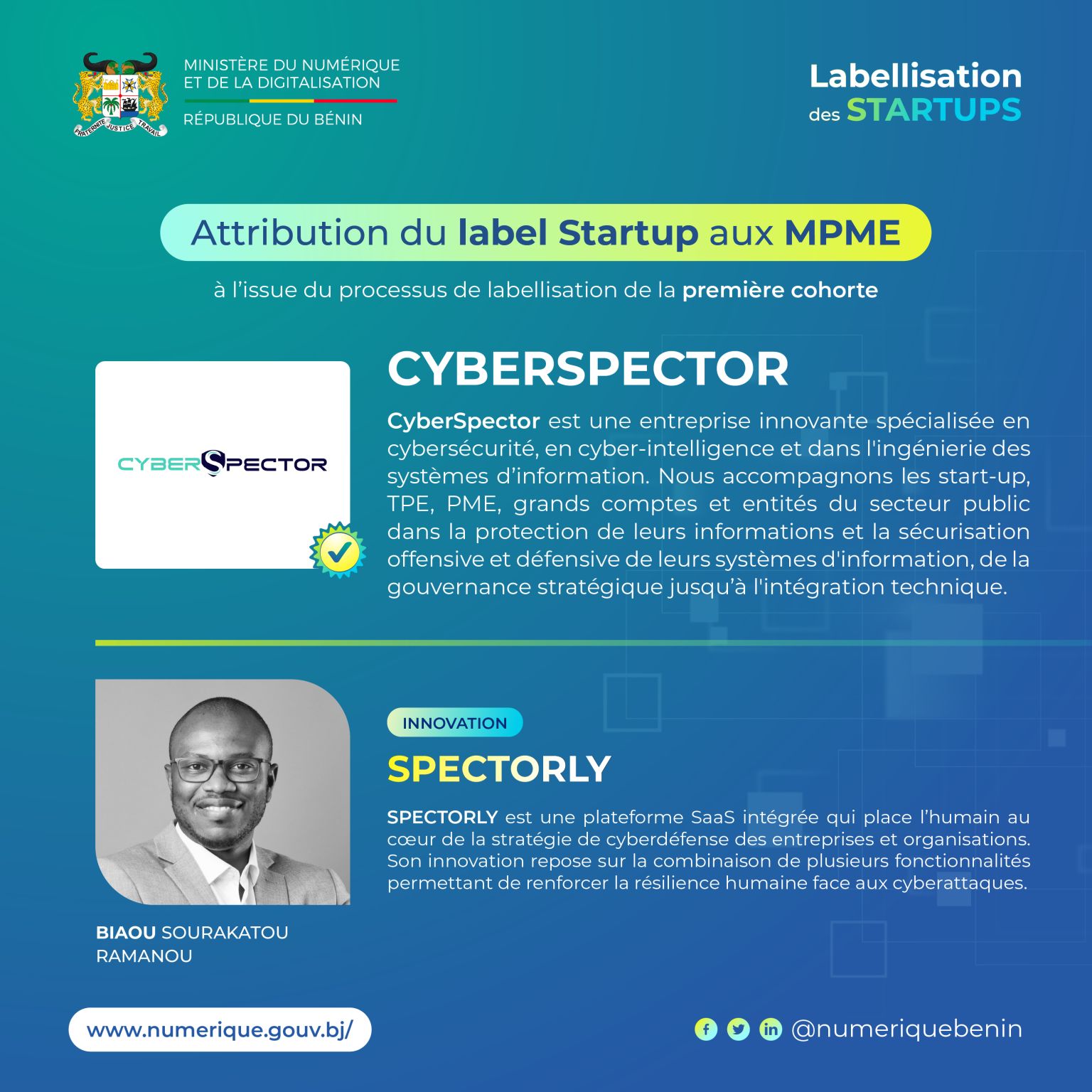 Label Start-up Spectorly-CyberSpector