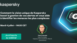 webinar Kaspersky sur le threat intelligence 