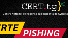 Le CERT.tg alerte sur une campagne de phishing à la  fausse subvention FAIEJ 2024 au Togo 