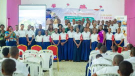 300 collègiennes sensibilisées à la cybersécurité au Lycée Mamie Faitai  en Côte d'Ivoire